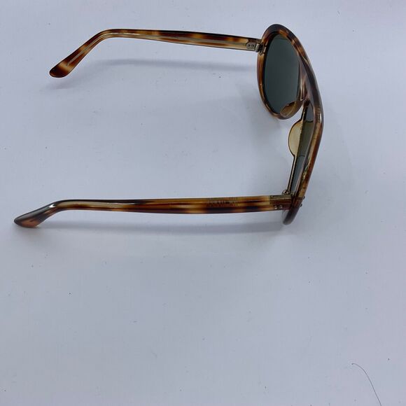 GH JAPAN 55 mm LENS BROWN TORTOISE MIRROR Aviator SUNGLASSES - Picture 11 of 14